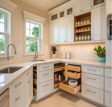 Cabinet Interior Organization Upgrades